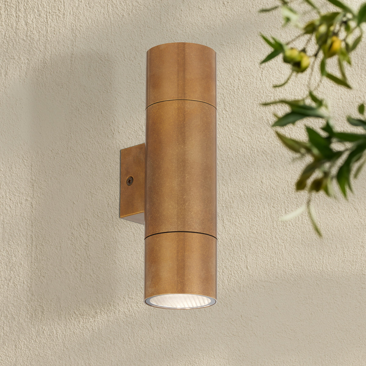Walsh Wall Light Natural Brass - WALSH EX2-BRS