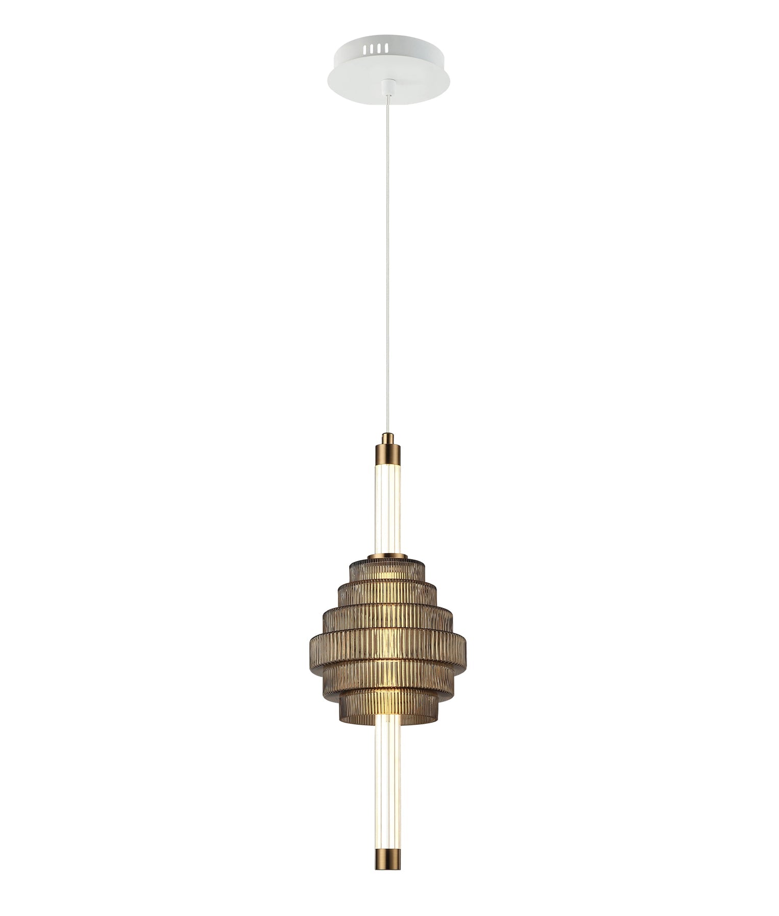 Wand LED Spinning Top Pendant Coffee 5W TRI Colour - WAND2