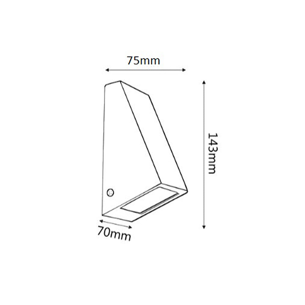 Buy Exterior Wall Lights Australia WEDGE Exterior Wall Light Copper IP44 - WEDGEGC