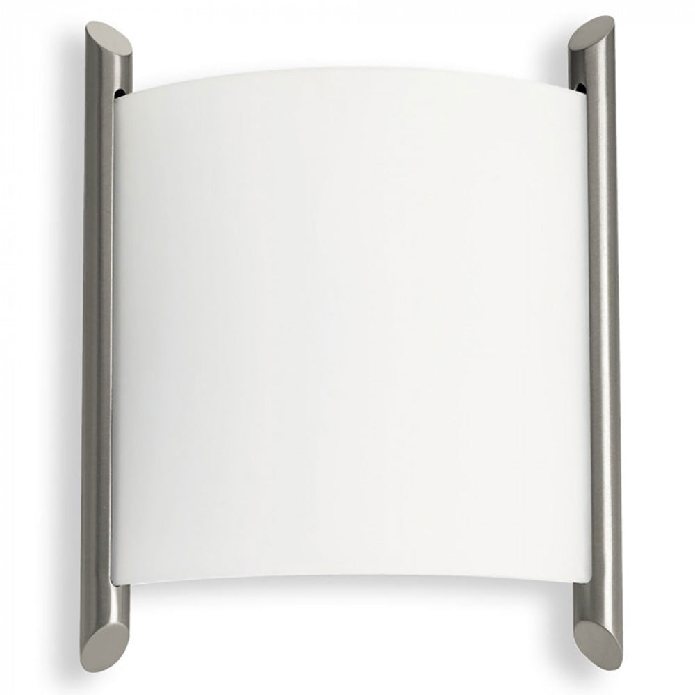 Buy Wall Sconce Australia Nordica Wall Sconce Satin Chrome Glass 3000K - WL1273-SC
