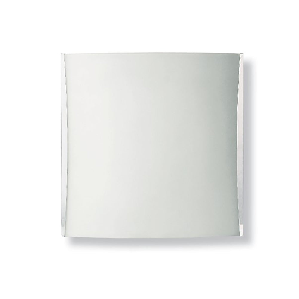 Buy Wall Sconce Australia Square Wall Sconce White / Chrome Glass 3000K - WL2109-S