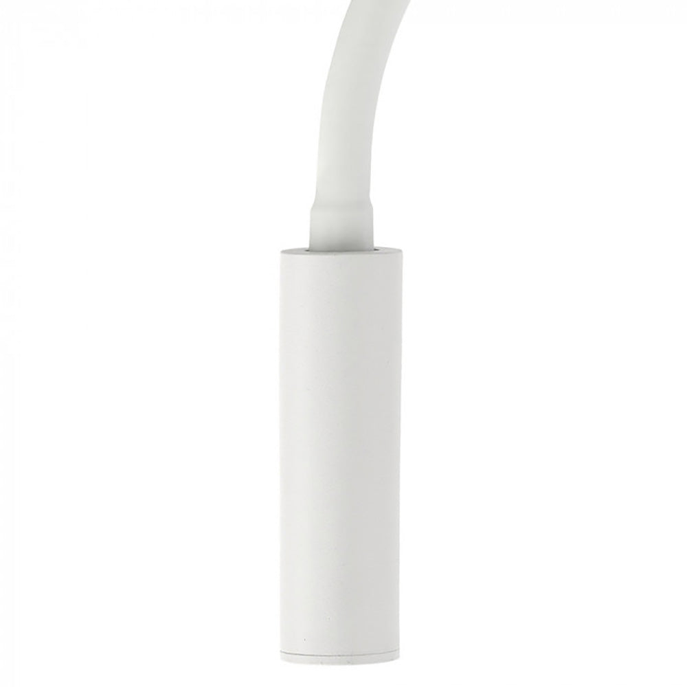 Buy Bedside Reading Lights Australia Kiyo Flexi Bedside Reading Light White Steel 3000K - WL6410-WH
