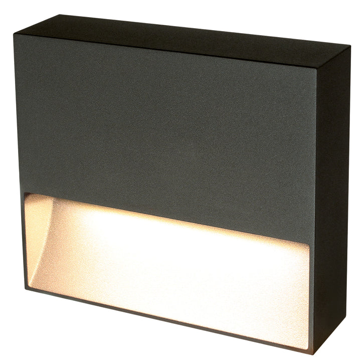 Walloo LED 140mm Exterior Wall Light 3.2W Anthracite - SI A/WALLOO/EXT/14/ANT