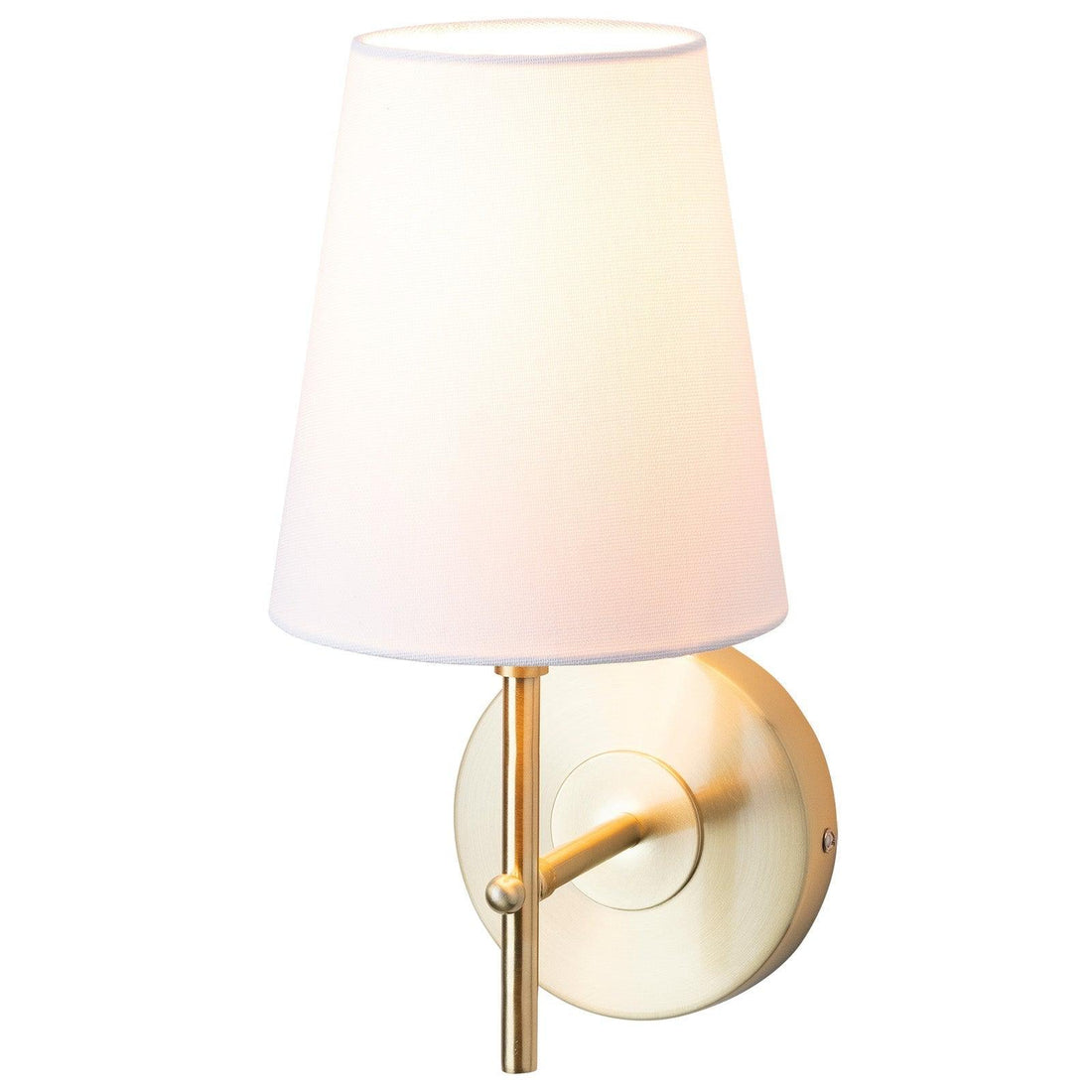 Wilshire Wall Sconce Brushed Brass Metal - MWL009BRS