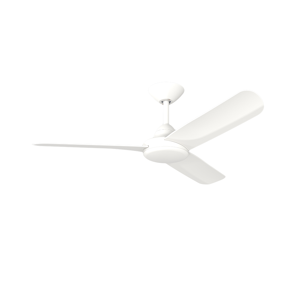 Buy DC Ceiling Fans Australia X-Over DC Ceiling Fan 56" 3 Blades Matt White With Wall Controll - XO308