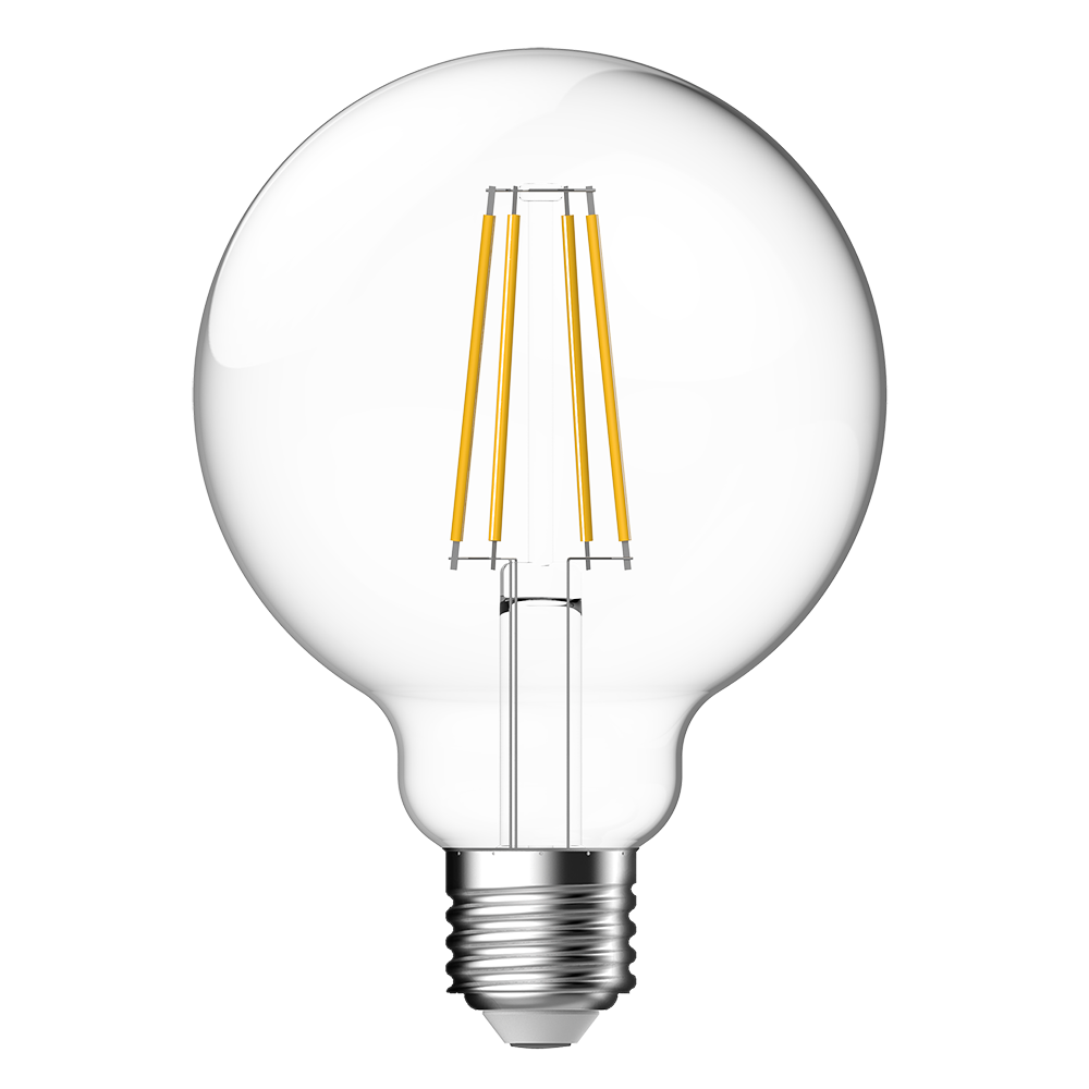 Buy LED Filament Globes Australia SupValue G95 LED Filament Globe Clear ES 7.5W 240V 2700K - 163082