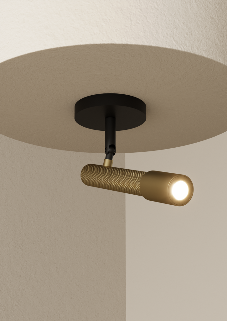 Ycro LED Spotlight 8W 3000K Matte Black or Matt Brass