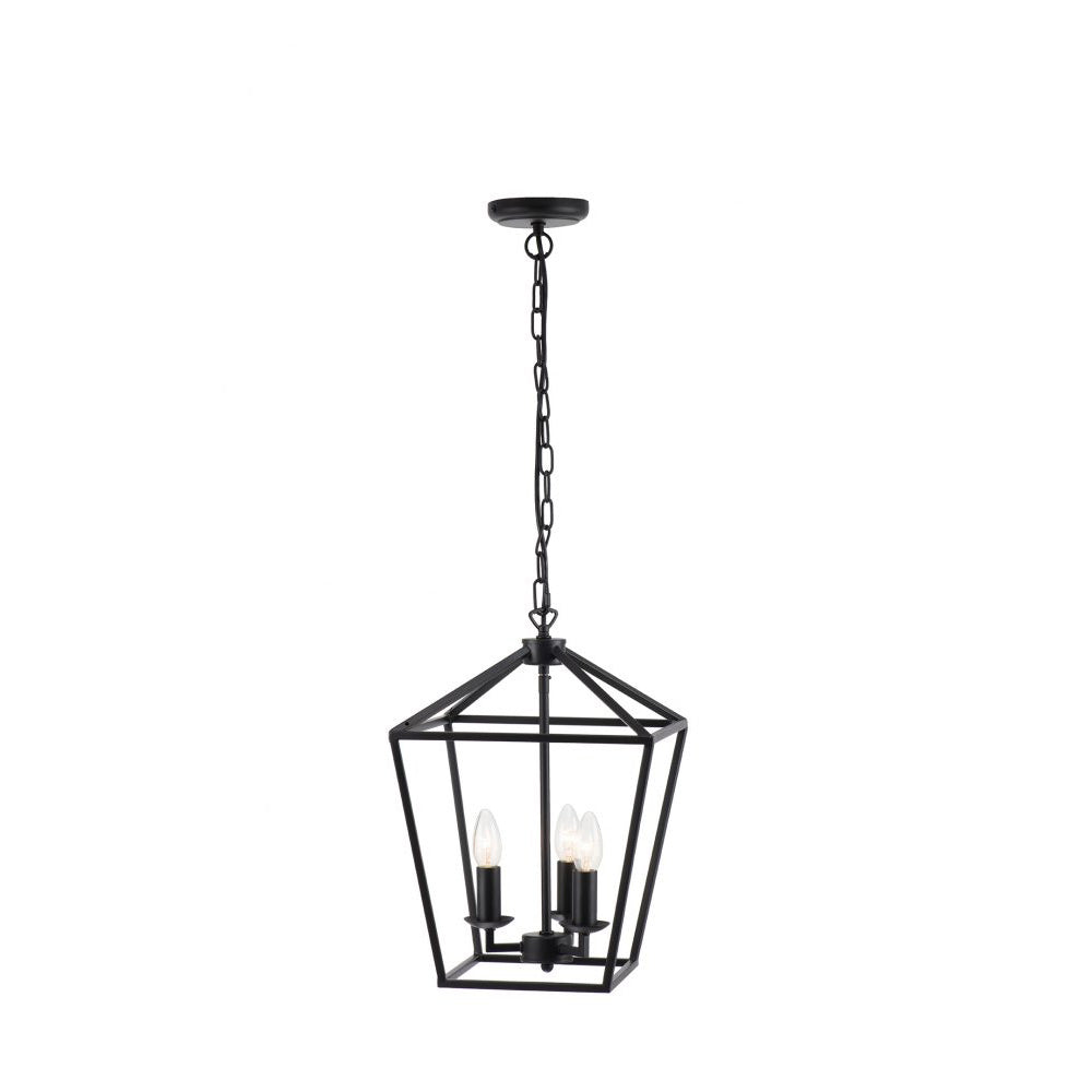 Buy Ceiling Lanterns Australia York 3Lt Lantern-Style Pendant - MG7033BLK