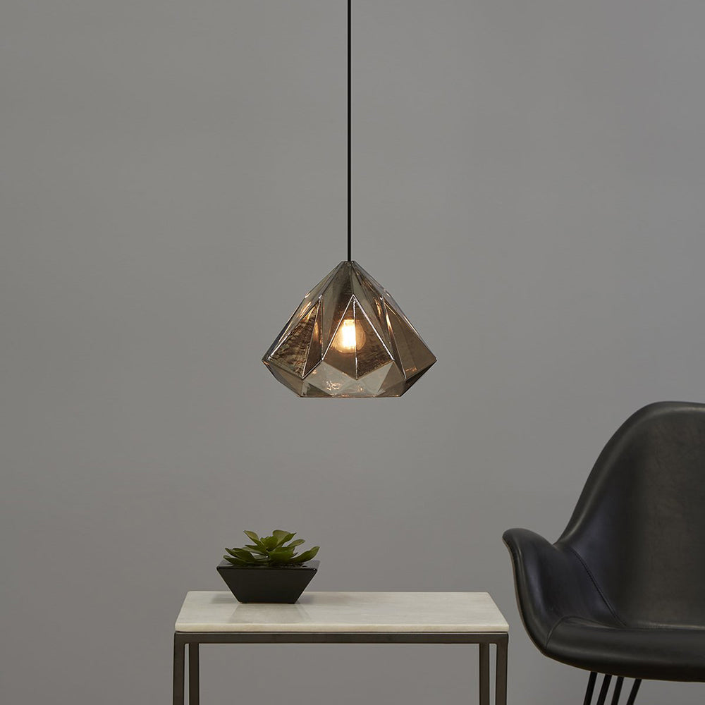 Smoked grey online pendant light