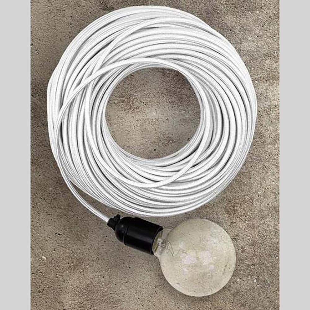 Buy Cables & Connectors Australia Electrical Cord White Fabric - ZAF30225WH