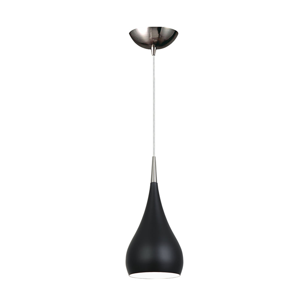 Buy Pendant Lights Australia ZARA Bell Shape 1 Light Pendant Black - ZARA4A