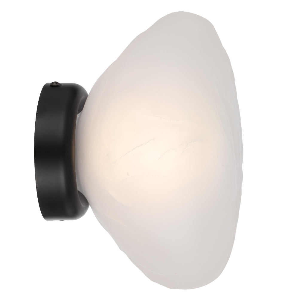 Buy Wall Sconce Australia ZECCA Wall Light Black Frost - ZECCA WB-BKFR