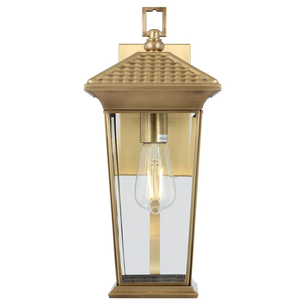 Buy Exterior Wall Lights Australia ZELDIN 40 Exterior Wall Bracket Solid Brass - ZELDIN EX40-BRS