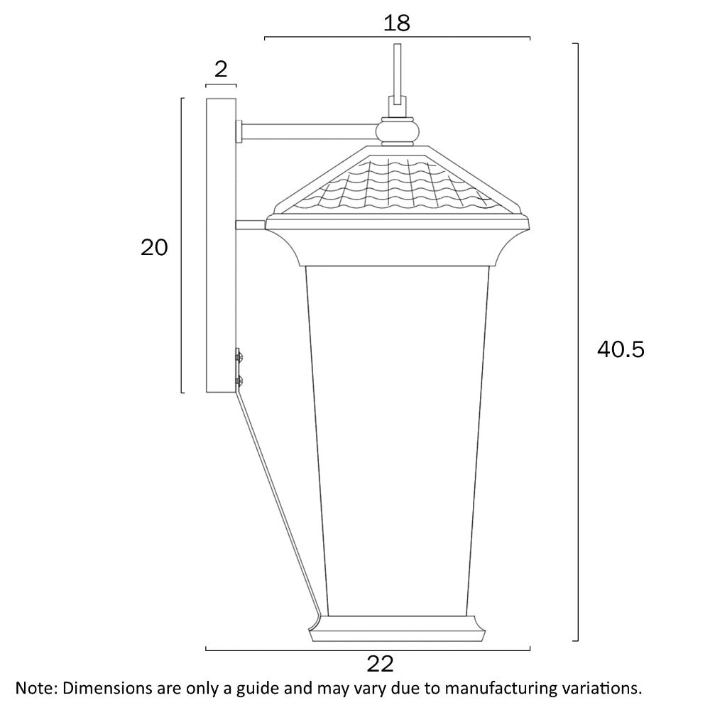 Buy Exterior Wall Lights Australia ZELDIN 40 Exterior Wall Bracket Solid Brass - ZELDIN EX40-BRS