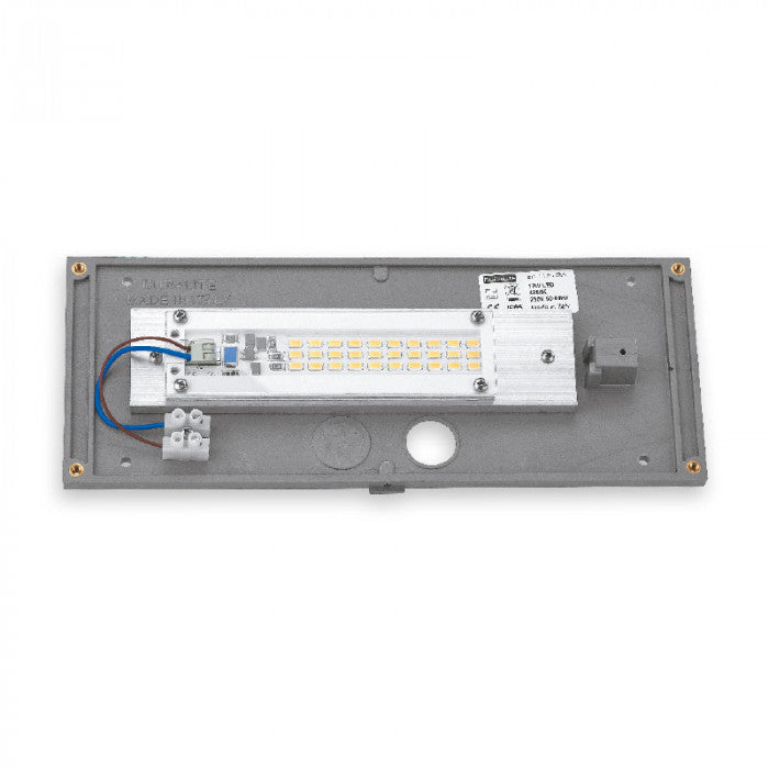 Buy Exterior Wall Lights Australia Duralite Vertical Exterior Wall Light Black Resin 4000K - DUW8000-BL