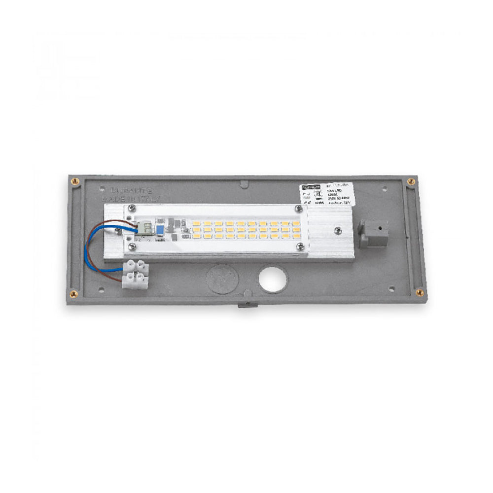 Buy Exterior Wall Lights Australia Duralite Horizontal Exterior Wall Light Black Resin 4000K - DUW8003-BL