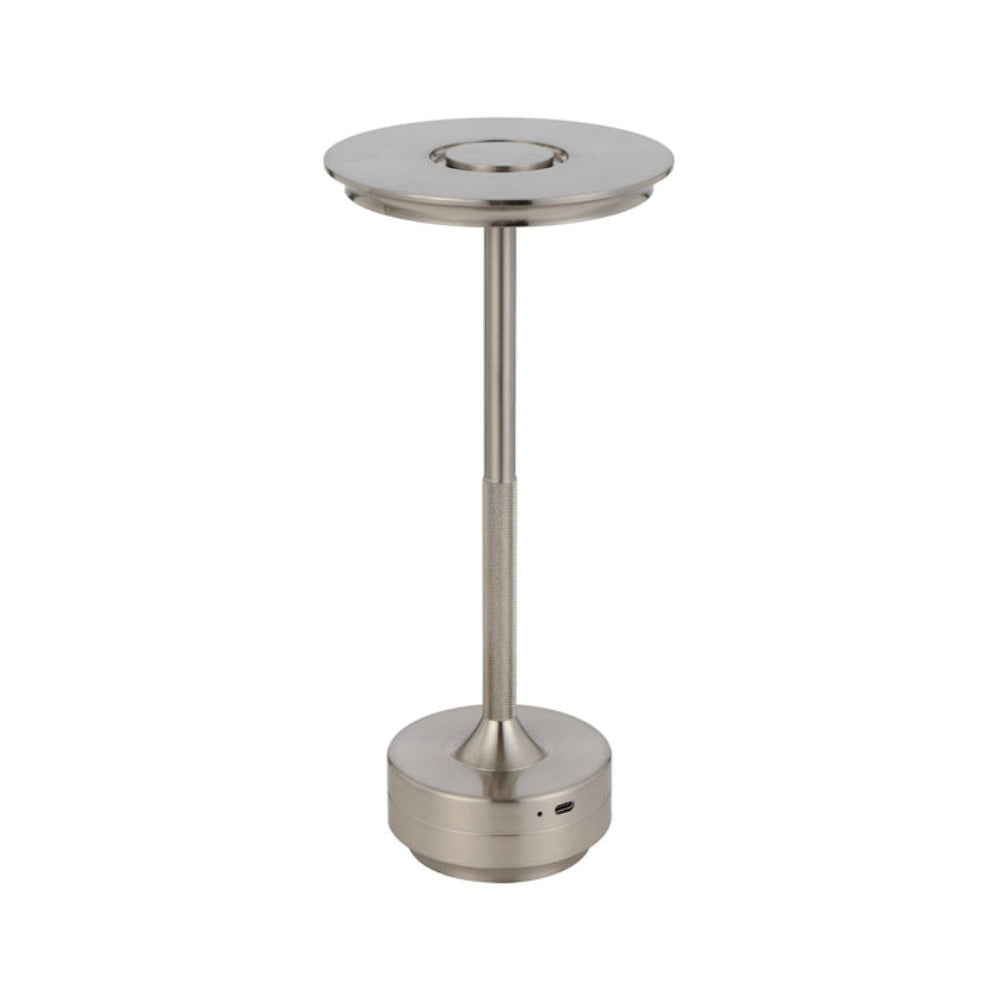 Buy Table Lamps Australia ZICO Rechargeable Table Lamp Nickel 3CCT - ZICO TL-NK