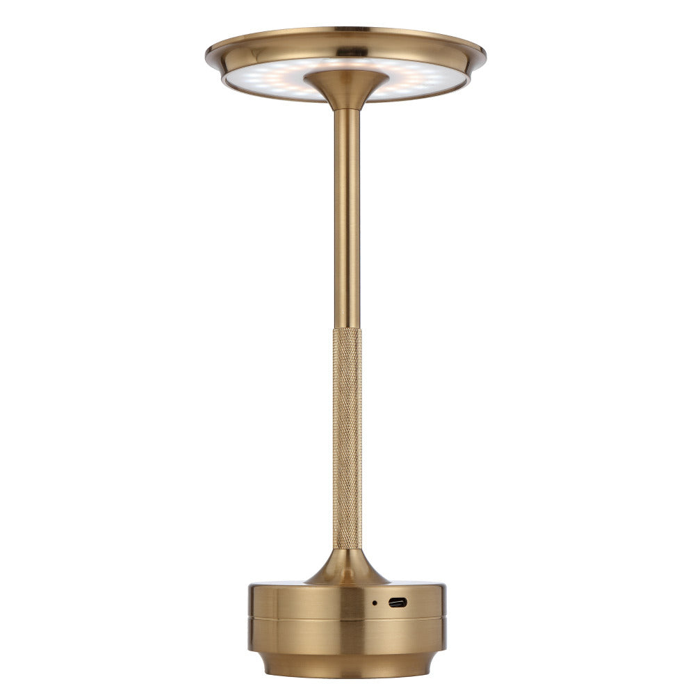 ZICO Rechargeable Table Lamp Antique Gold 3CCT - ZICO TL-AG