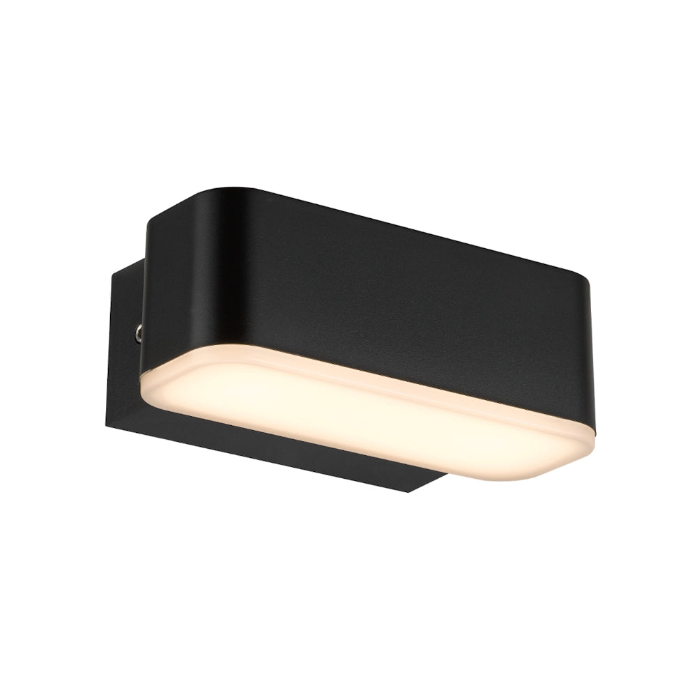 Ziron LED 100mm Wall Light 3W Tri Colour Black - ZIRON EX10-BK