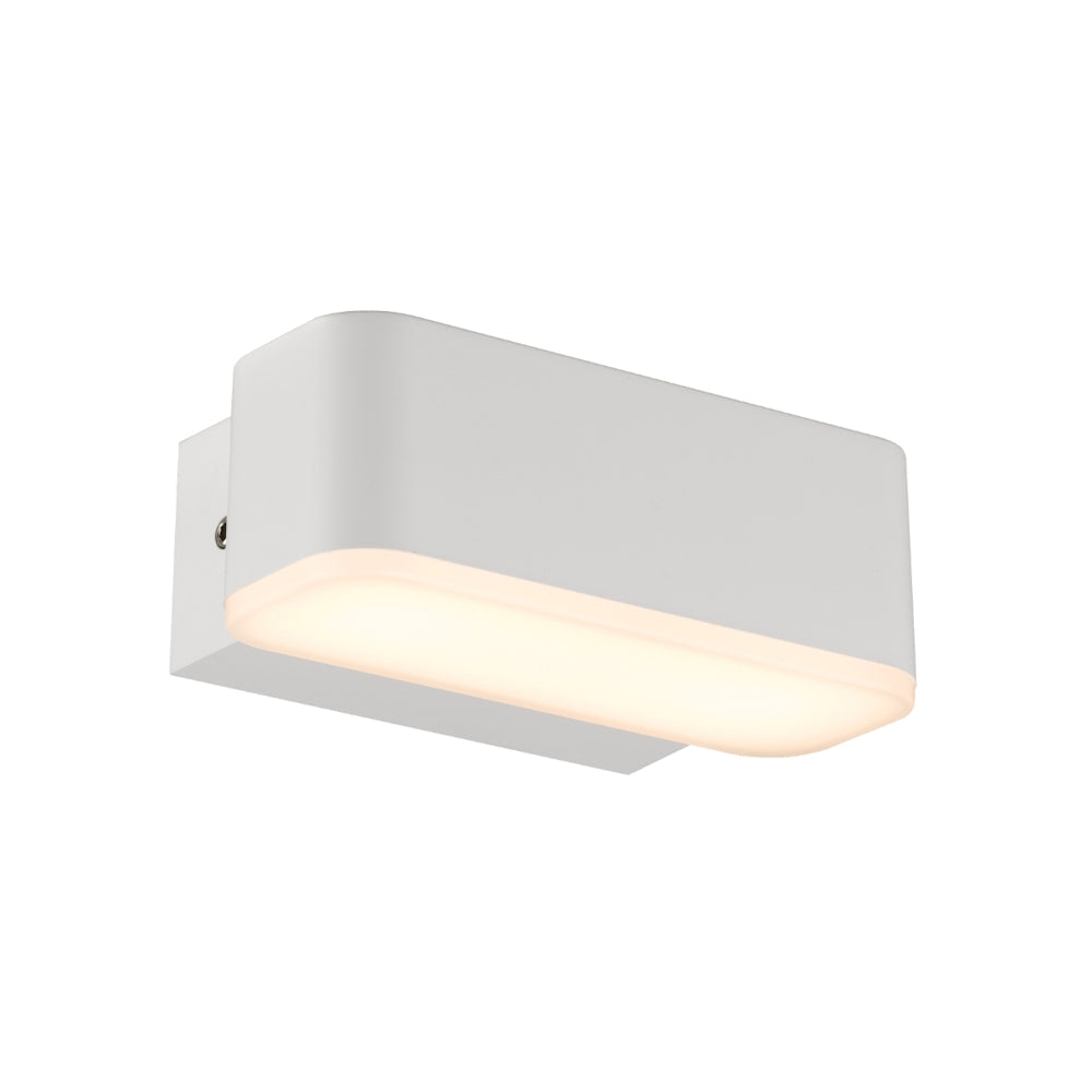 Ziron LED 100mm Wall Light 3W Tri Colour White - ZIRON EX10-WH