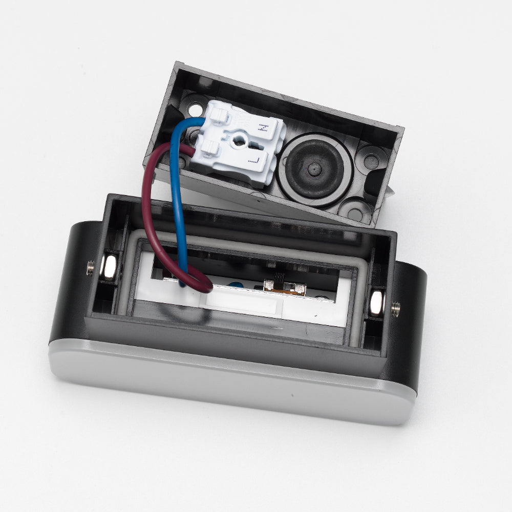 Ziron LED 100mm Wall Light 3W Tri Colour Black - ZIRON EX10-BK