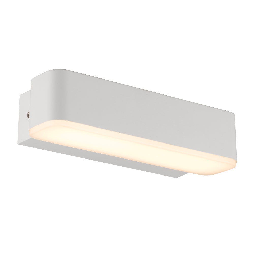 Ziron LED 180mm Wall Light 5W Tri Colour White - ZIRON EX18-WH