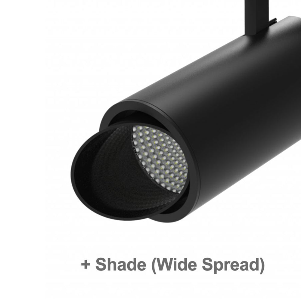 Zone Wide Spread Track Head Standard Black - ZONESHADE1BK