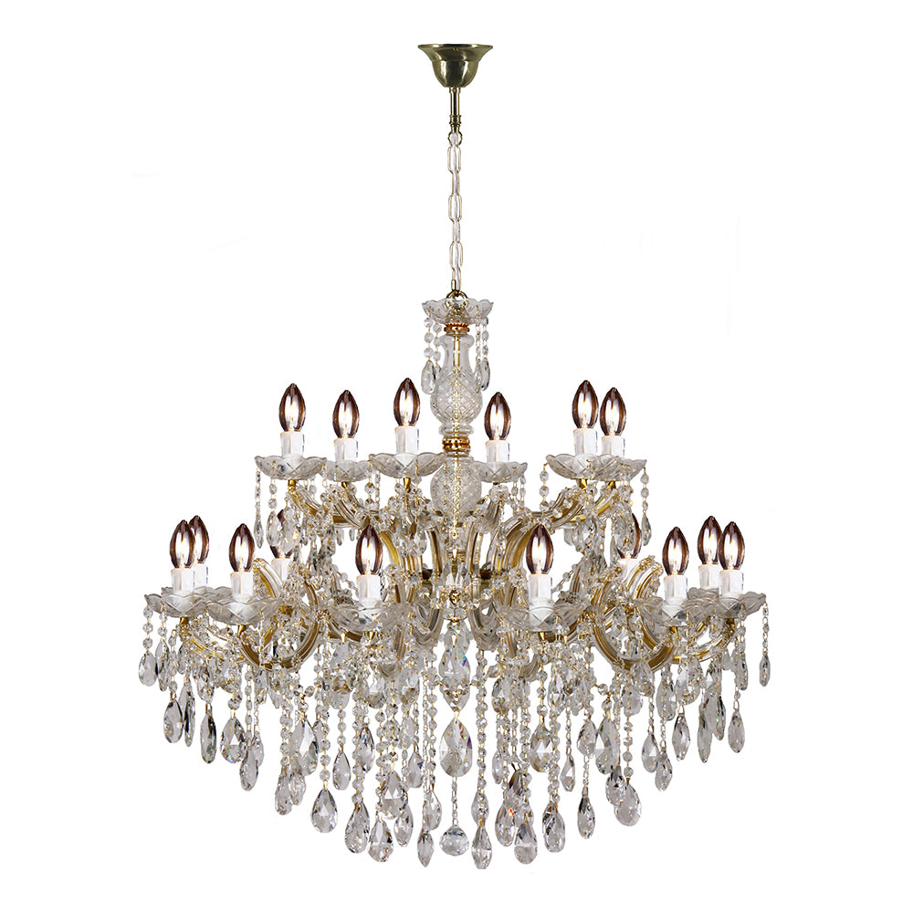 Buy Chandeliers Australia Zurich Chandelier 18 Lights Gold Aluminium - 1000627