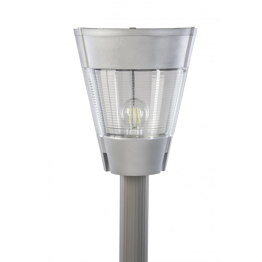 Buy Post Tops Australia Fiorentino Lighting - CHONE 1 Light Post Top Silver