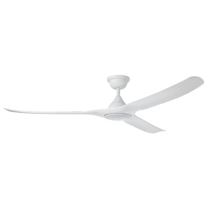 Tahiti DC Ceiling Fan with LED Light 72" 55W 3CCT Matt White - 20802101