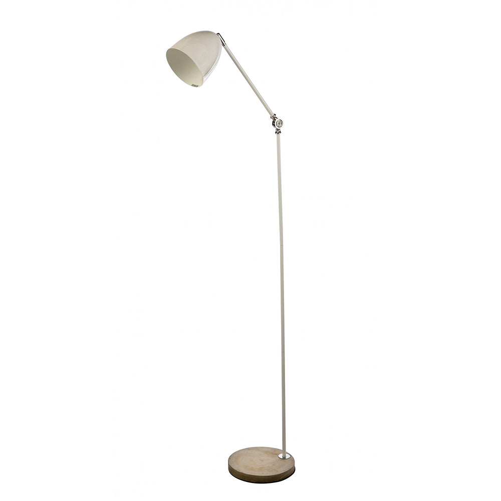 Buy Floor Lamps Australia Fiorentino Lighting - NUDA 1 Light Floor Lamp White