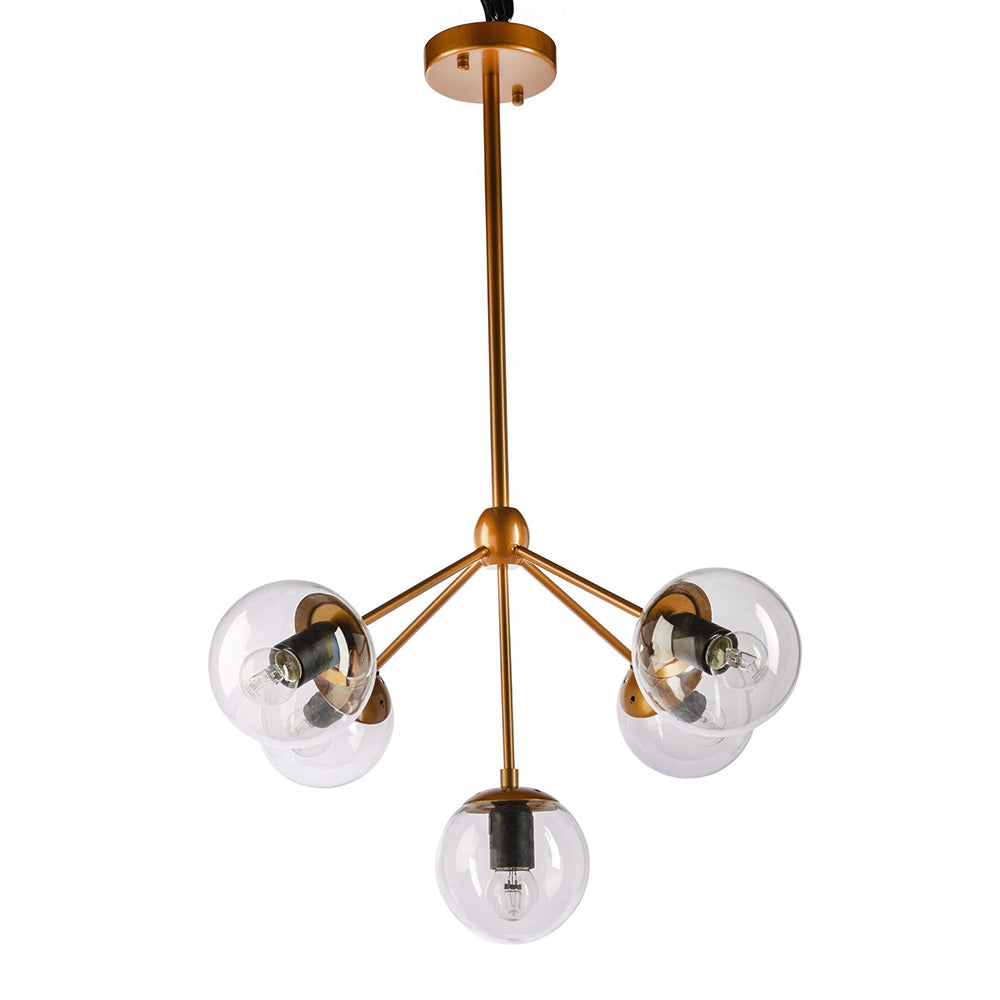 Buy Cluster Pendants Australia Fiorentino Lighting - KLESH 5 Light Pendant Cluster Gold