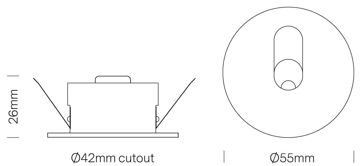 Corner LED Step Light 2W 3000K White - SI CORNER/2W/WH