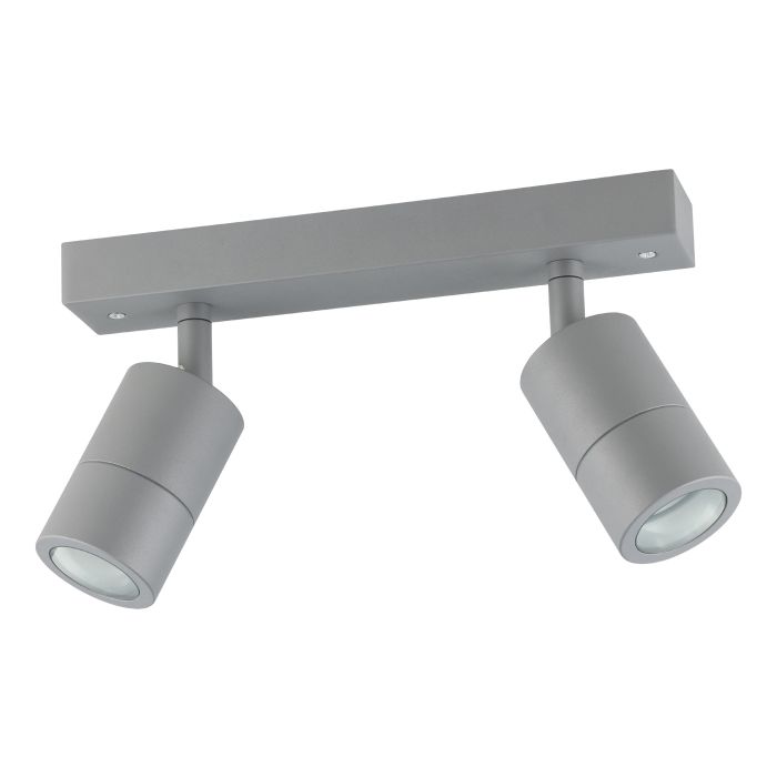 Fremantle Double Light LED Bar Light 5W 3CCT Grey & Clear - 206157