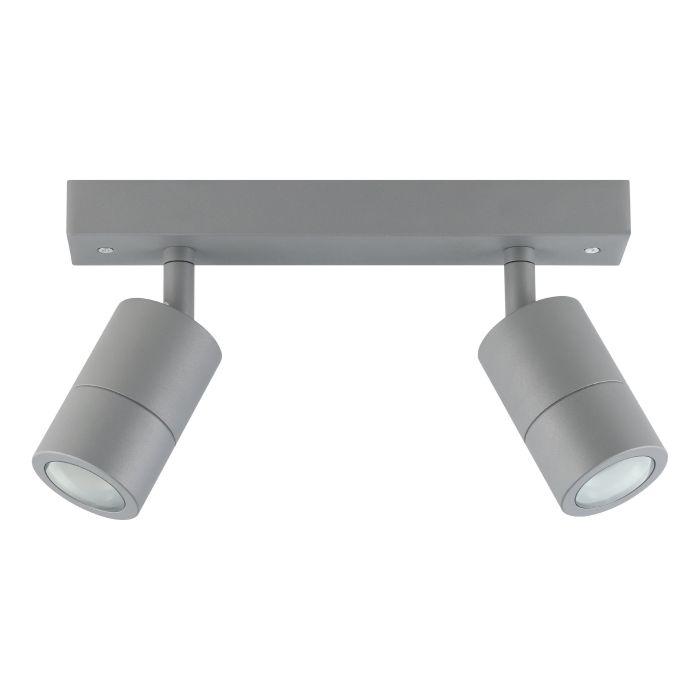Fremantle Double Light LED Bar Light 5W 3CCT Grey & Clear - 206157