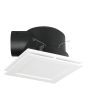 Samba LED Plastic Square Exhaust Fan 10W TRI Color White - 206814N