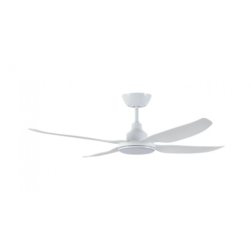 Alaska DC Ceiling Fan 52" White With CCT LED Light And Remote - ALA1304WH-L