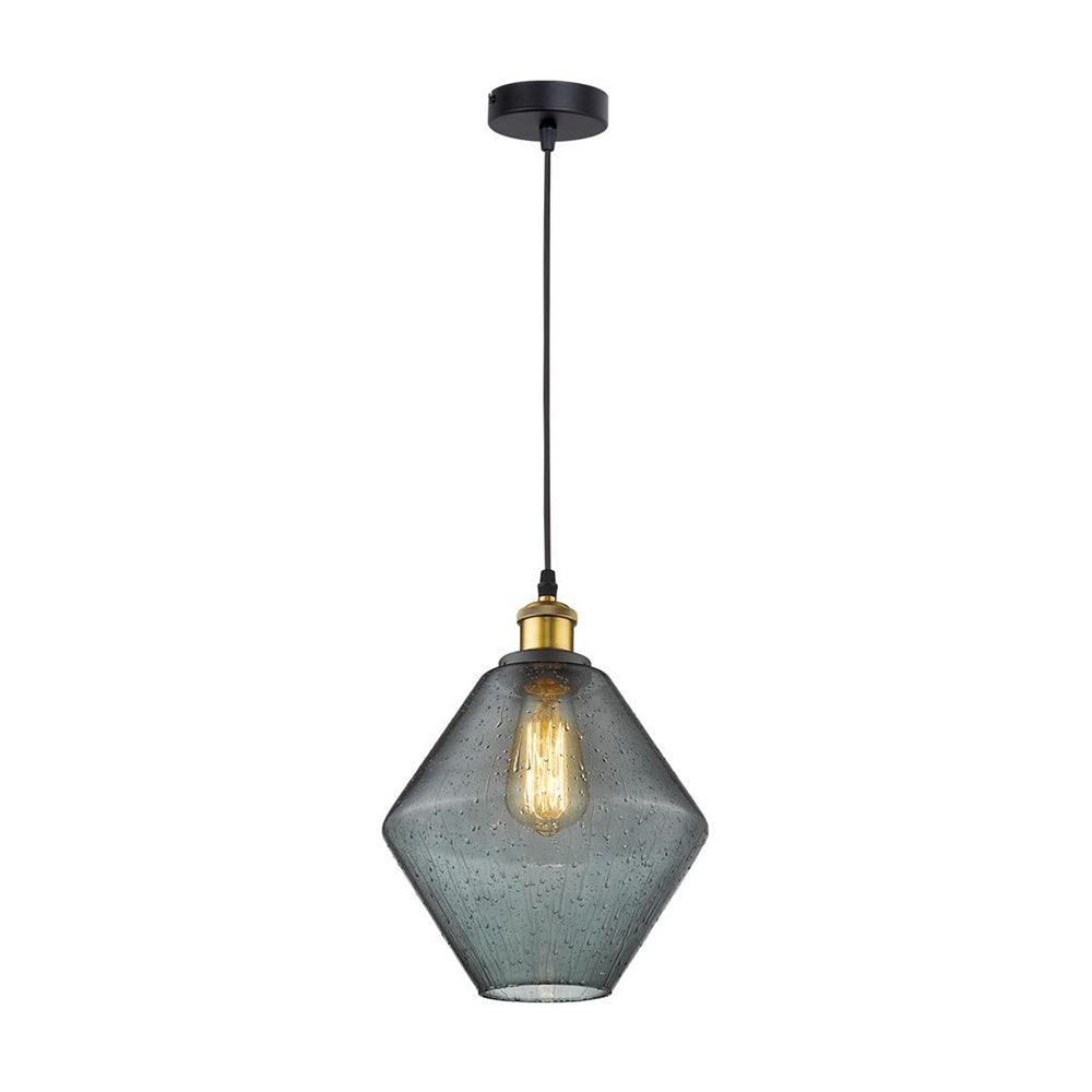 Alice Pendant Light W240mm Grey Glass - 31302