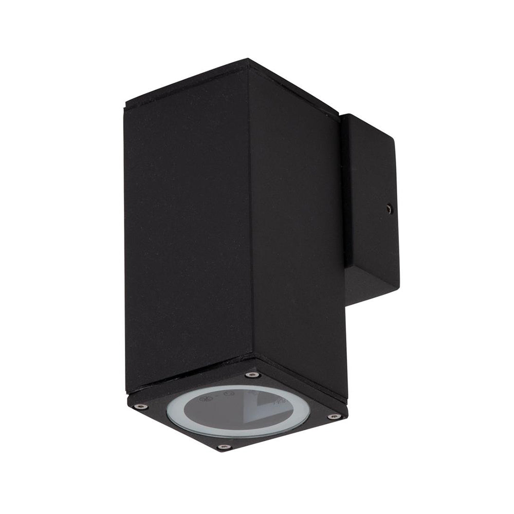 Alpha Exterior Wall Light H135mm Black Aluminium 3000K - 19389