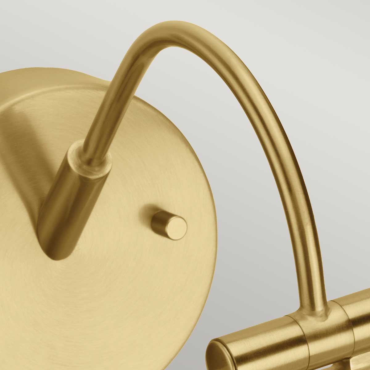 Alton Small LED Picture Light Brushed Brass - ALTON-PL-S-BB