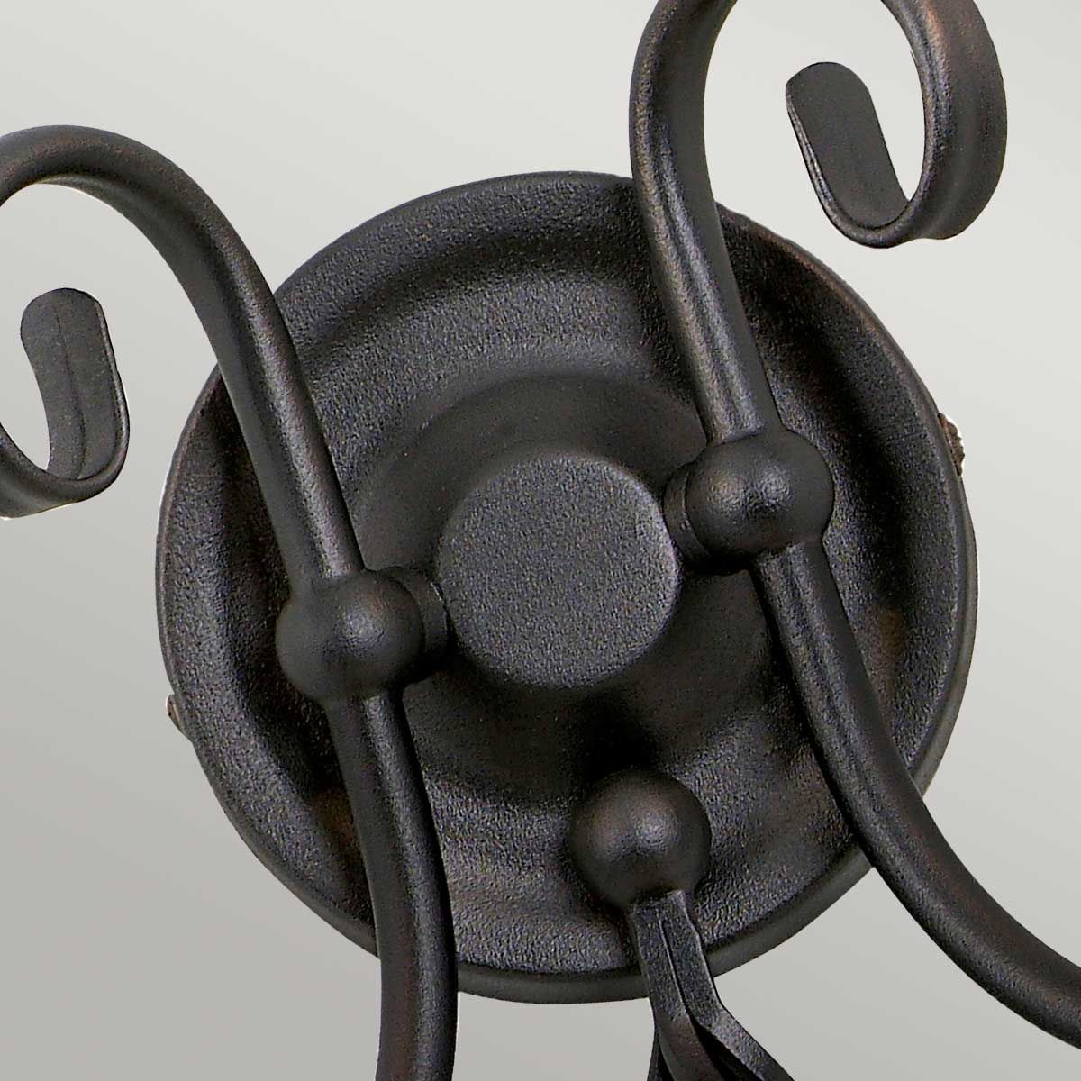 Aries 2 Light Wall Light Black - ART2-BLACK