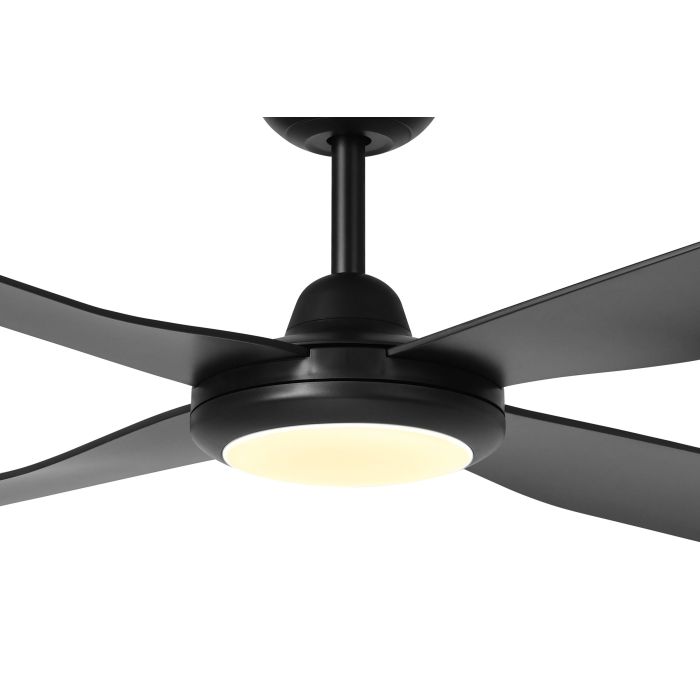 Aloha Ceiling Fan Tri Color LED Light Kit Only Matt Black & Milky - 20663502
