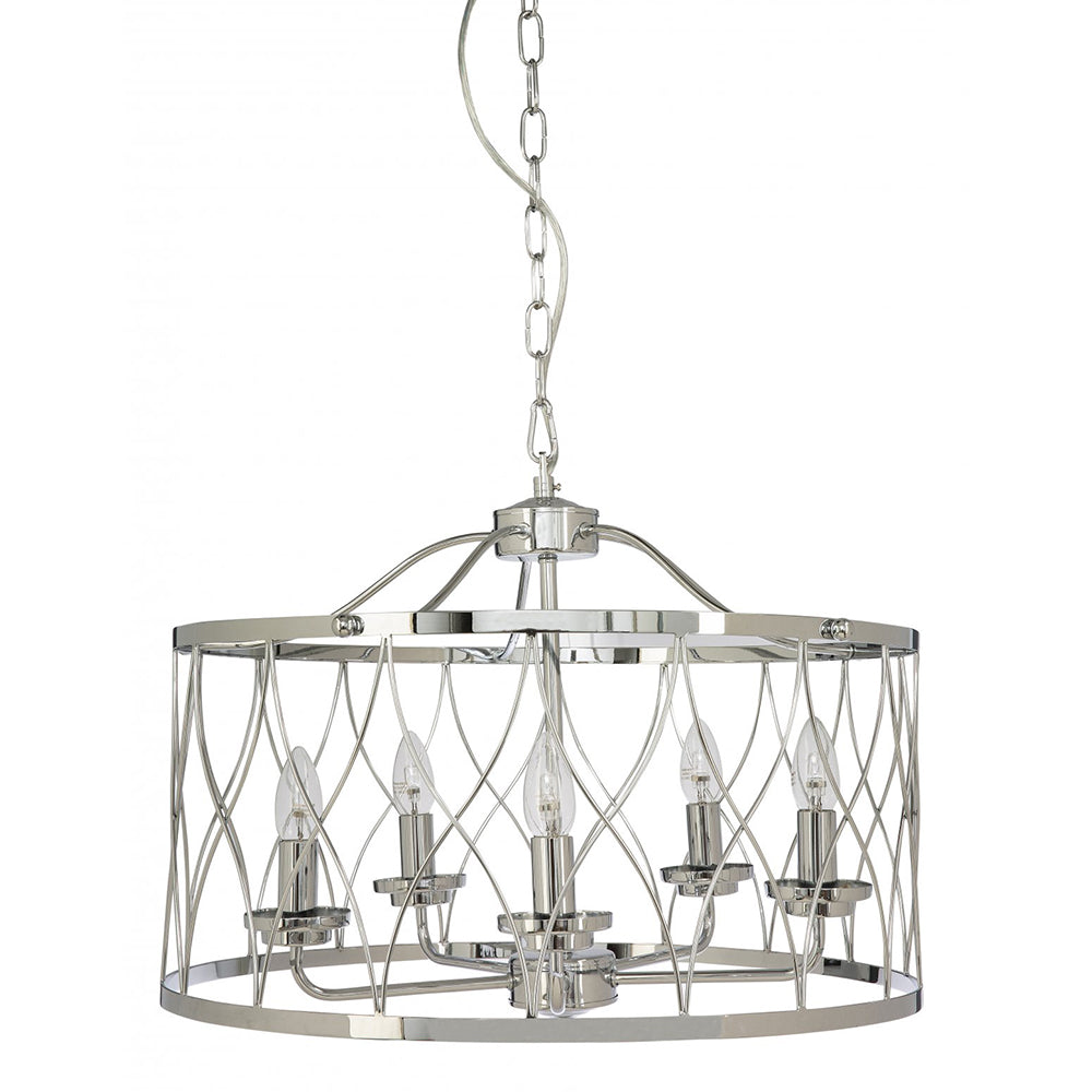 Buy Chandeliers Australia Fiorentino Lighting - TOLINA 5 Light Pendant Chrome