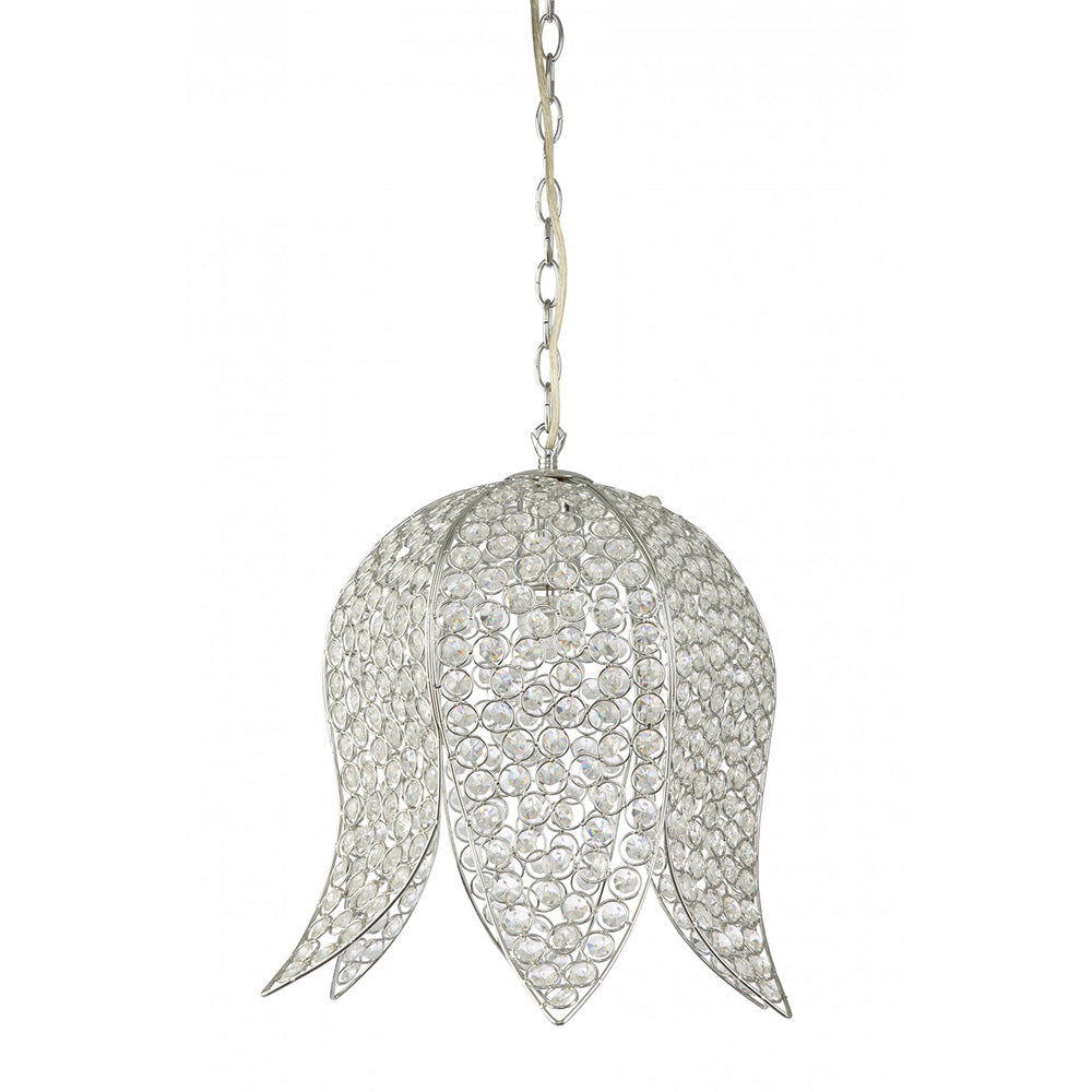 Buy Pendant Lights Australia Fiorentino Lighting - VERDI 1 Light Crystal Pendant 340mm