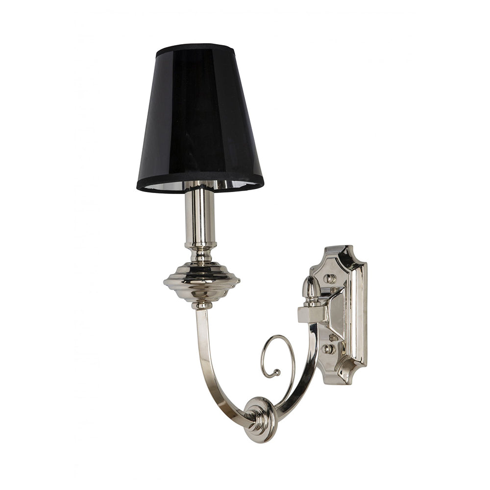 Buy Wall Sconce Australia Fiorentino Lighting - KARDIFF 1 Light Crystal Wall Light Chrome & Black