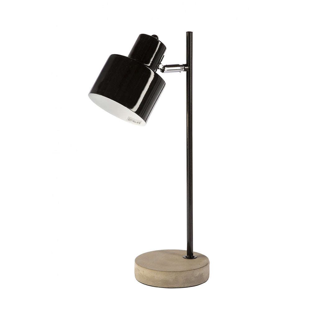 Buy Table Lamps Australia Fiorentino Lighting - RENTO 1 Light Table Lamp Black