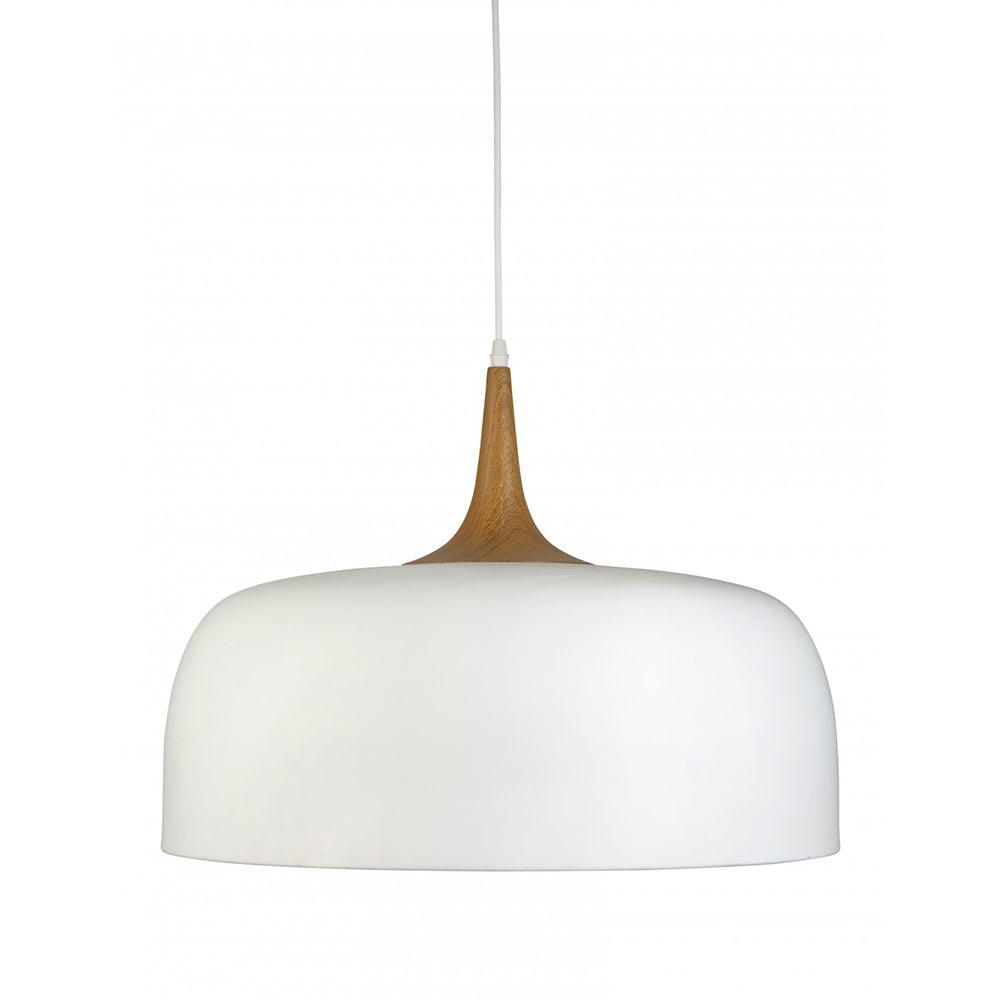 Buy Pendant Lights Australia Fiorentino Lighting - RAVENNA 1 Light Pendant 400mm White