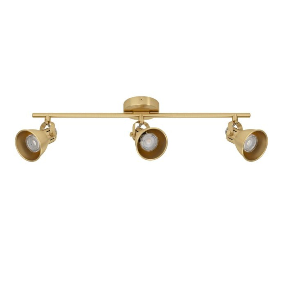 Buy Spotlights Australia SERAS Spot 3 Lights Brushed Brass Steel - 206053