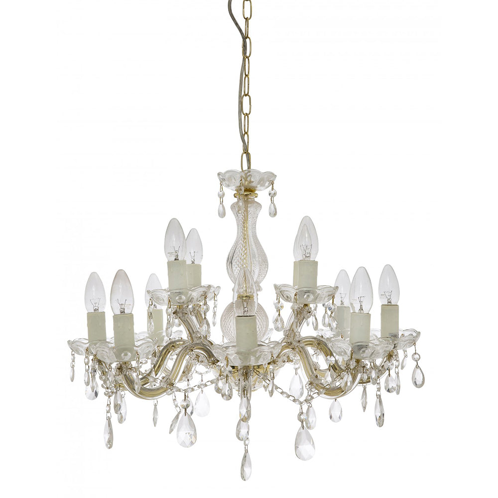 Buy Chandeliers Australia Fiorentino Lighting - MARTE 12 Light Chandelier Gold