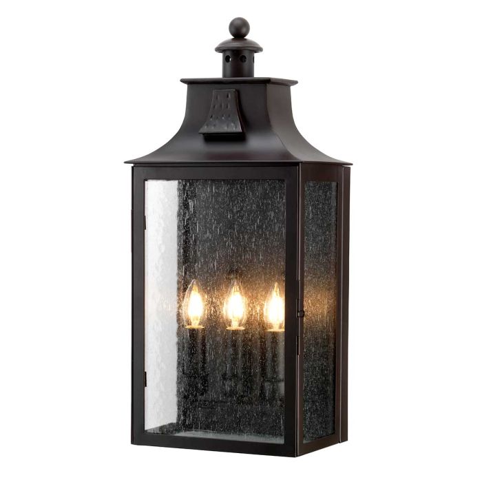 Balmoral 3 Light Wall Lantern Old Bronze - BALMORAL